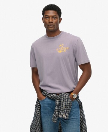 T-Shirt Superdry en violet