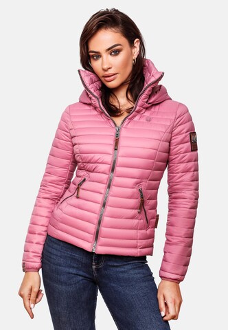 MARIKOO Steppjacke 'Löwenbaby' in Pink: predná strana