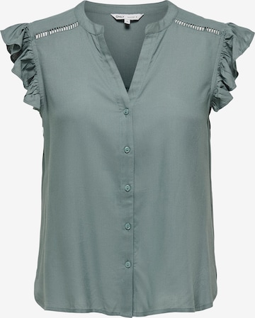 ONLY Blouse 'ONLROSELLA' in Groen: voorkant