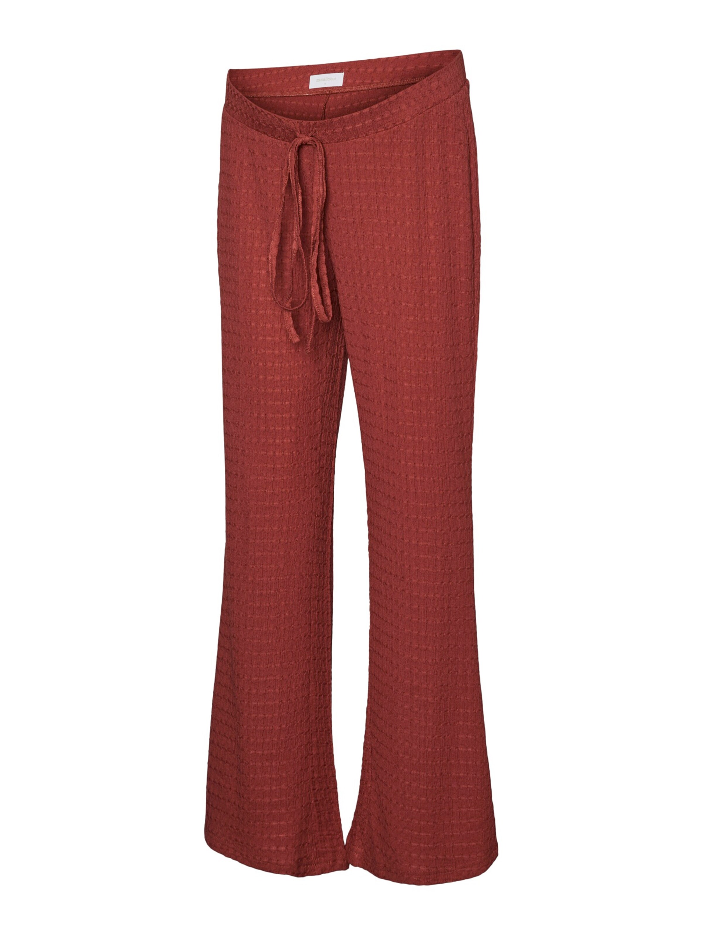 MAMALICIOUS Trousers 'MLADINE' in Brown: front