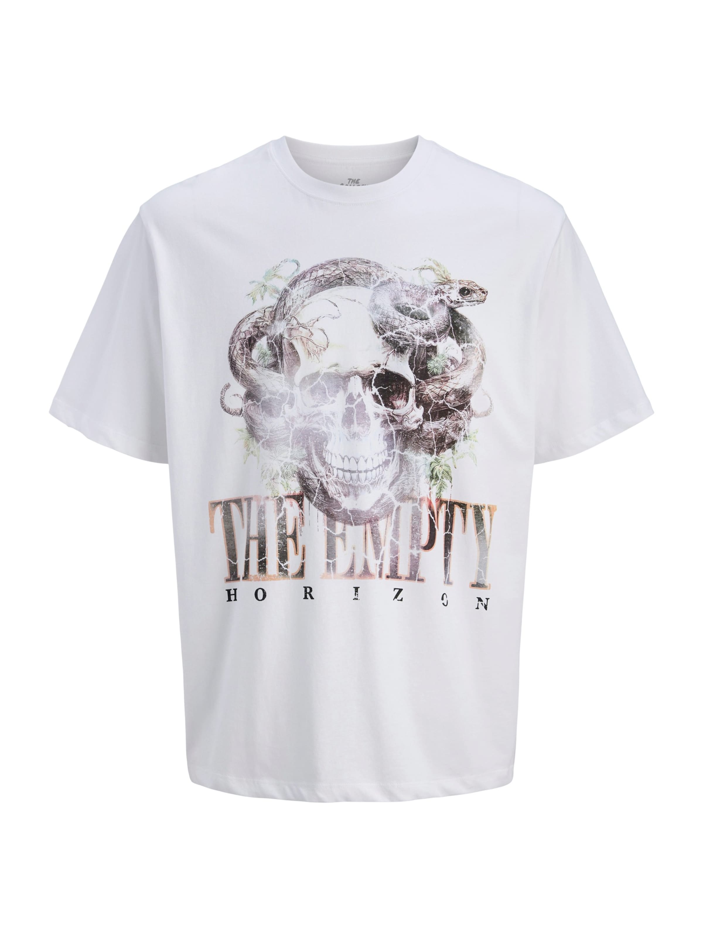 JACK & JONES Shirt 'JORBAND' in Wit: voorkant