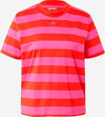 T-shirt ESPRIT en rose : devant