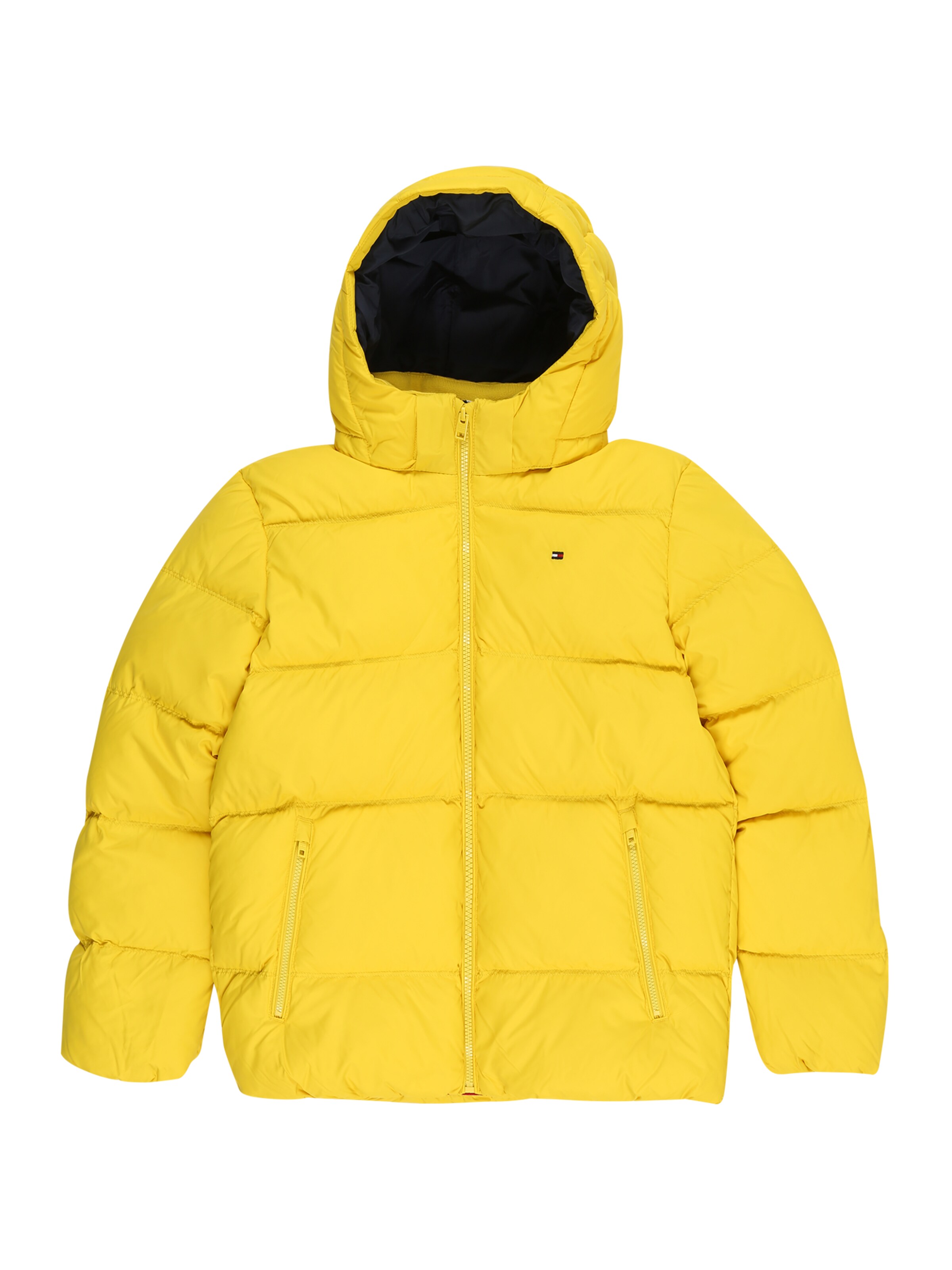 black and yellow tommy hilfiger jacket