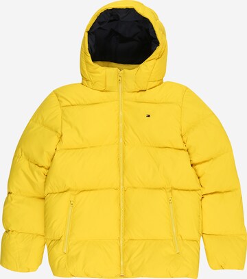 TOMMY HILFIGER - Casaco de inverno 'Essential' em amarelo: frente