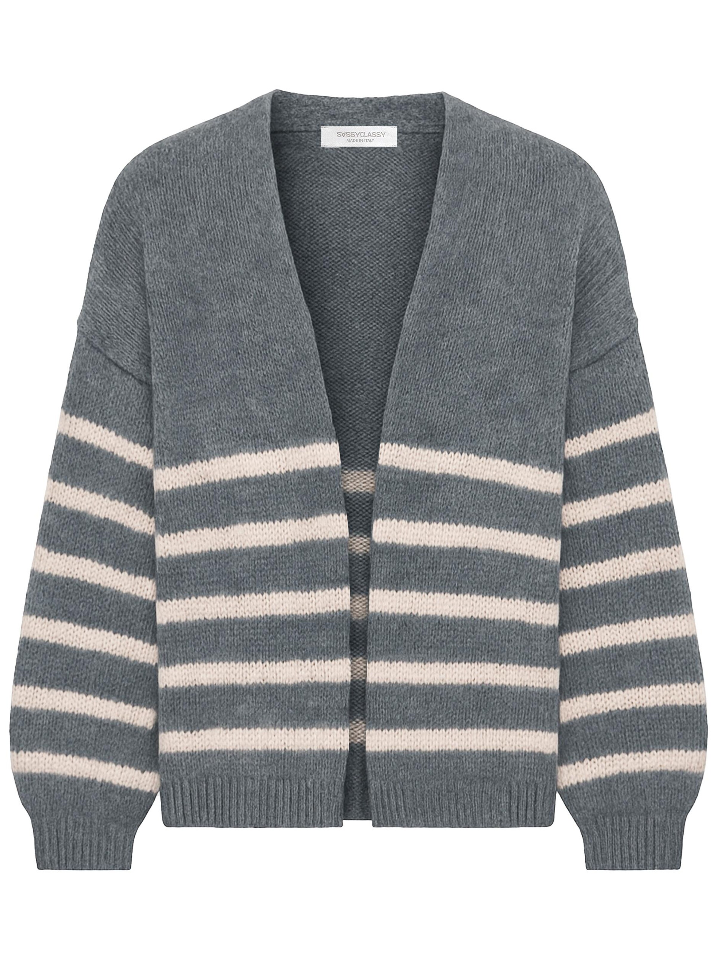 SASSYCLASSY Oversized Cardigan in Grey, Item view