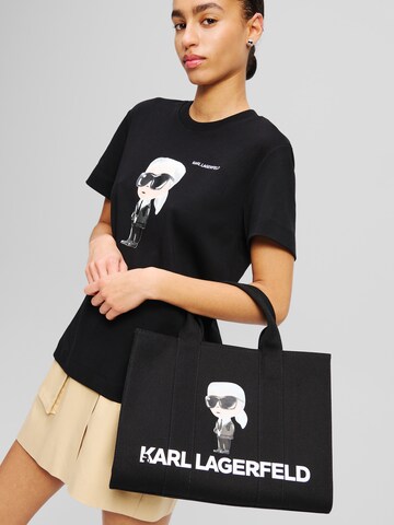 Karl Lagerfeld Shopper in Schwarz