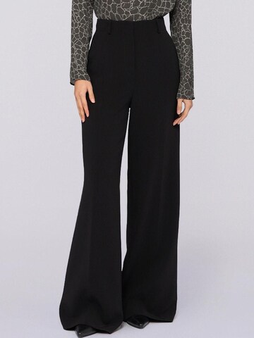 Wide Leg Pantalon Trussardi en noir