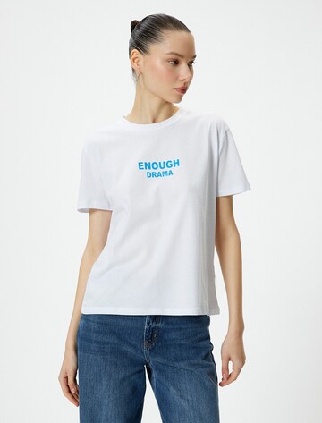 Koton Shirt in Beige: voorkant