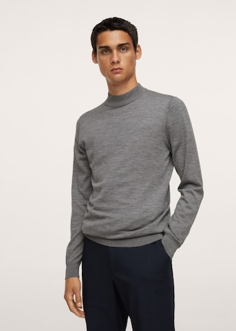 MANGO MAN Pullover 'Willym' in Grau: predná strana