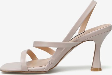 Nine West Riemensandale in Beige