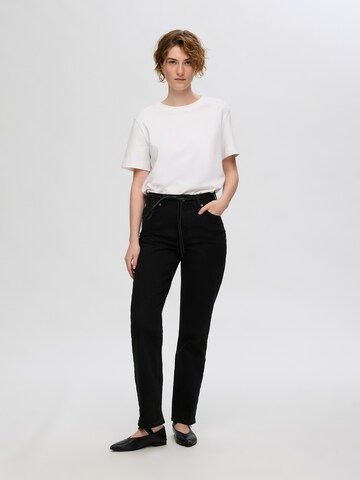 SELECTED - regular Vaquero 'ALICE' en negro