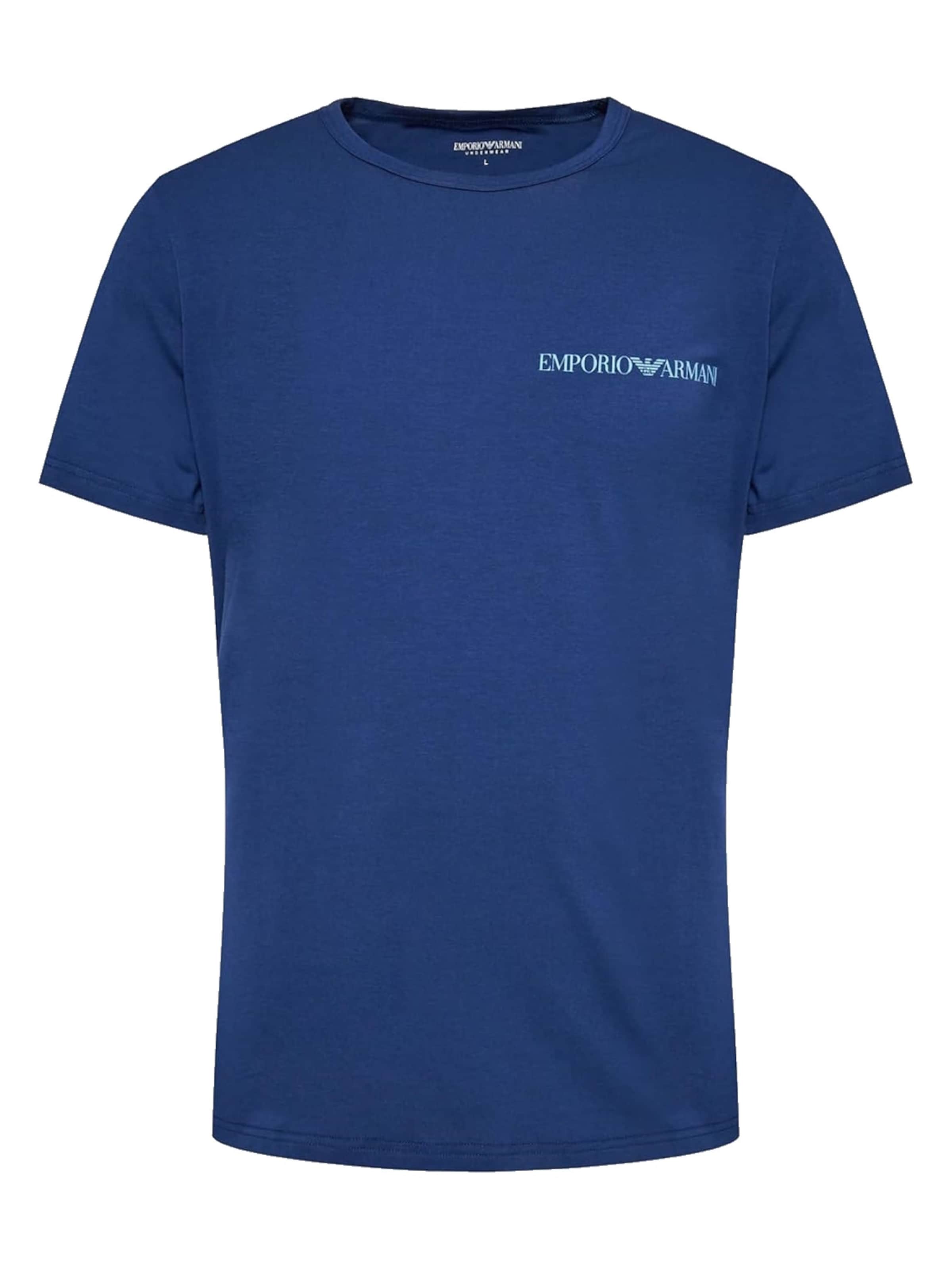 Emporio Armani Тениска в синьо