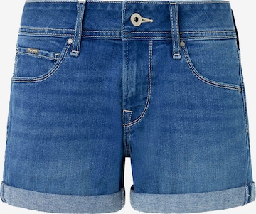 Regular Jeans de la Pepe Jeans pe albastru: față