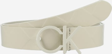 Cintura 'Re-Lock' di Calvin Klein in beige: frontale
