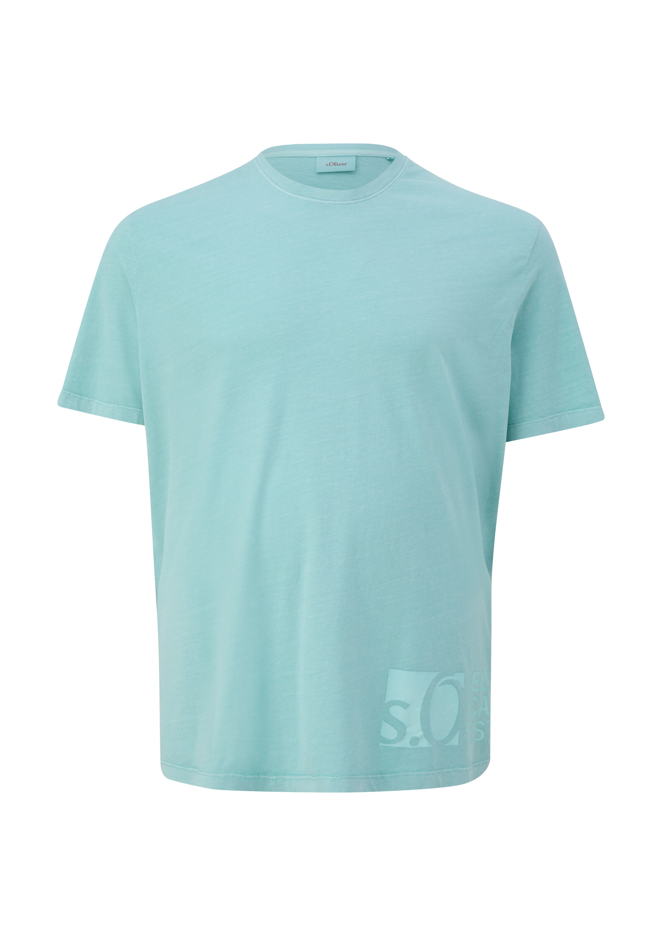 s.Oliver Men Big Sizes T-Shirt in Blau: Vorderseite