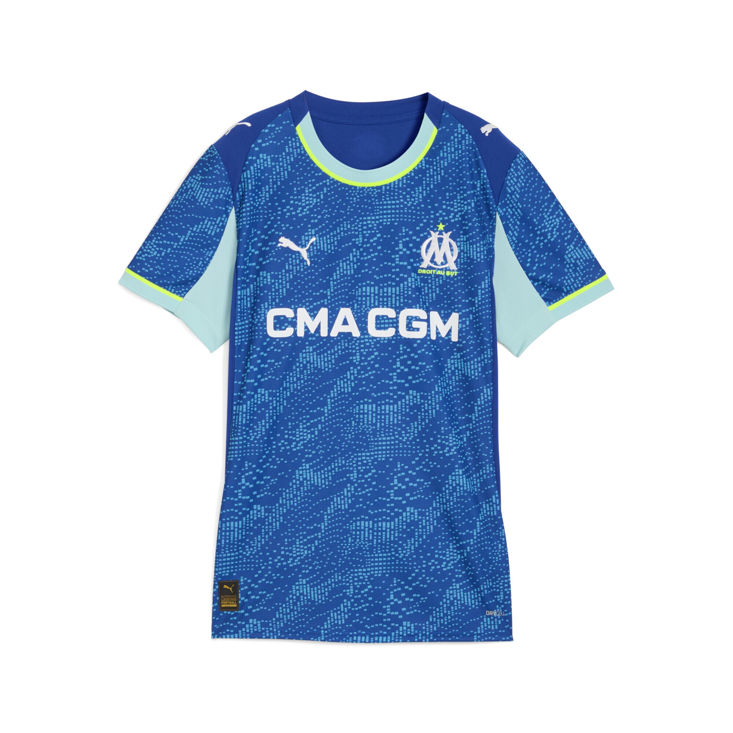 PUMA Trikot 'Olympique de Marseille 25/26' in blau / pastellblau / weiß, Produktansicht