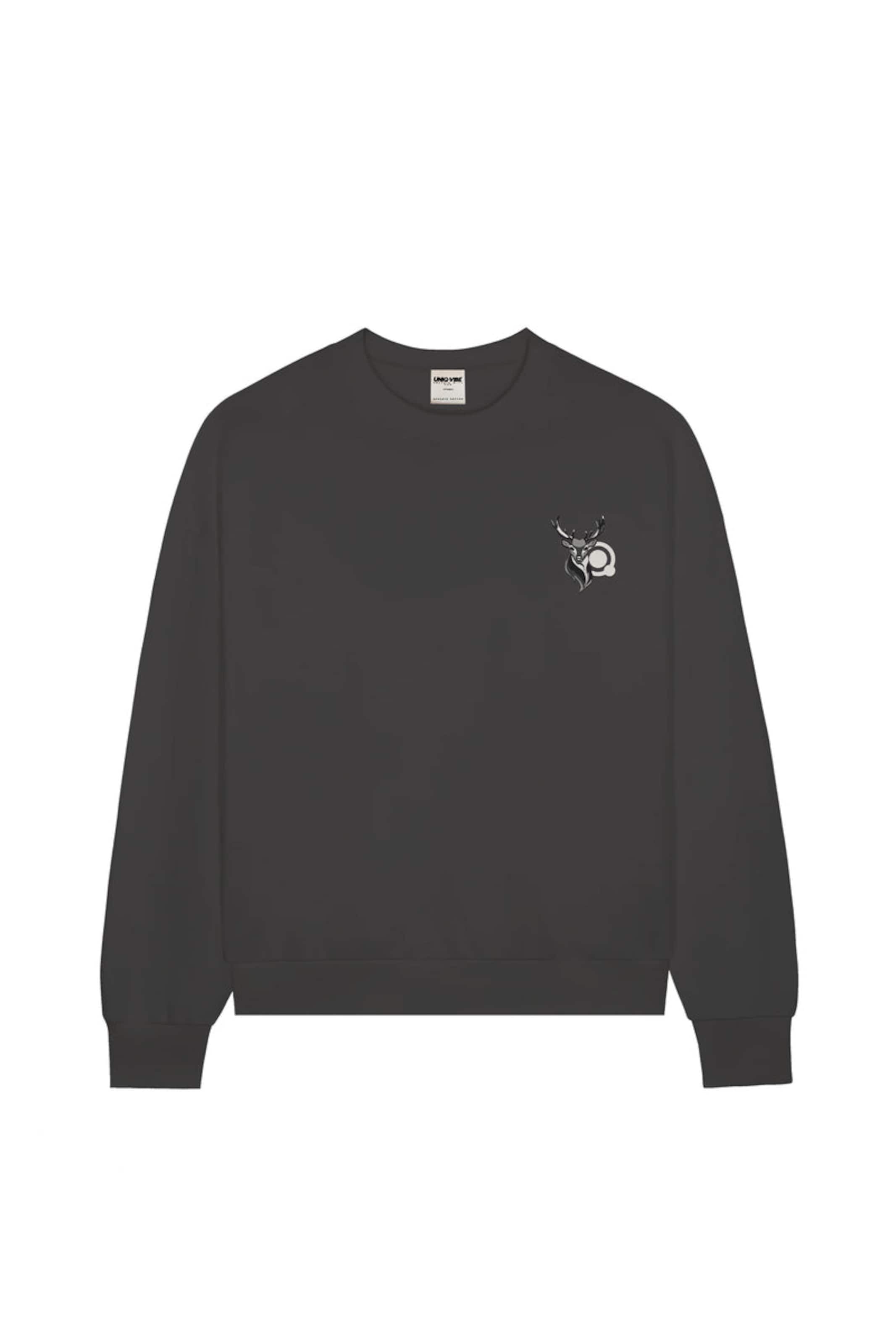UNIQVIBE Sweatshirt in Grau: Vorderseite