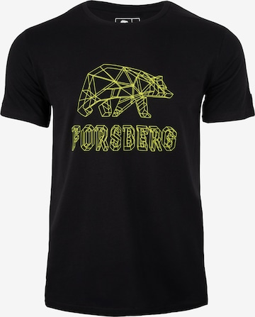 FORSBERG T-Shirt in Schwarz: Vorderseite