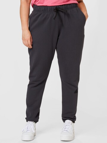 ADIDAS SPORTSWEAR Tapered Sports trousers in Black: front