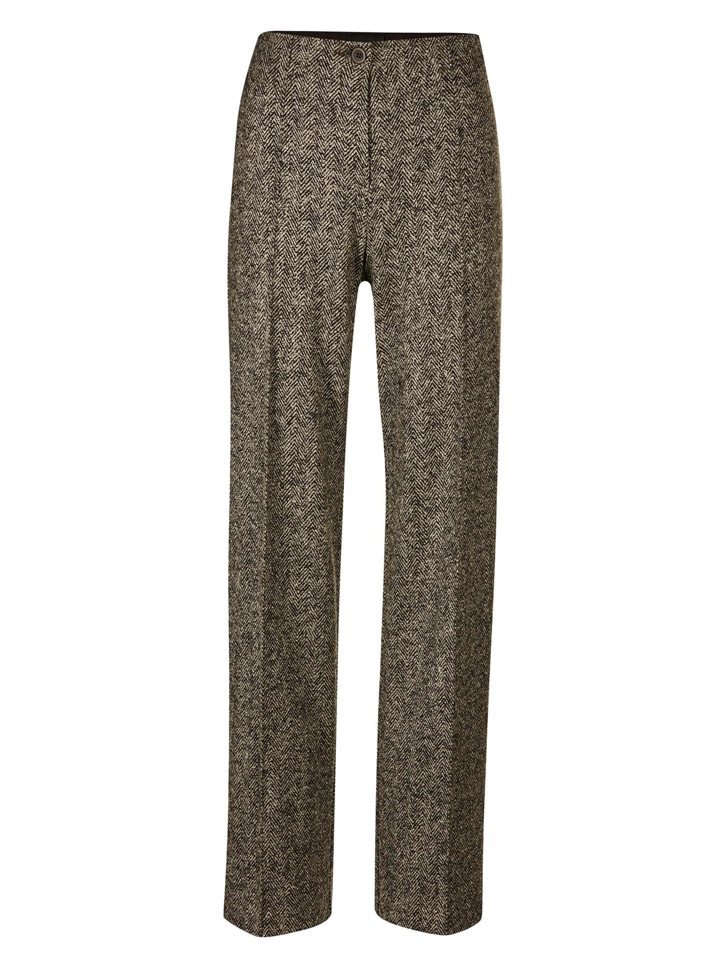 MADELEINE Hose in Braun: Vorderseite