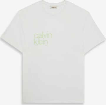 Calvin Klein Jeans Shirt in Wit: voorkant