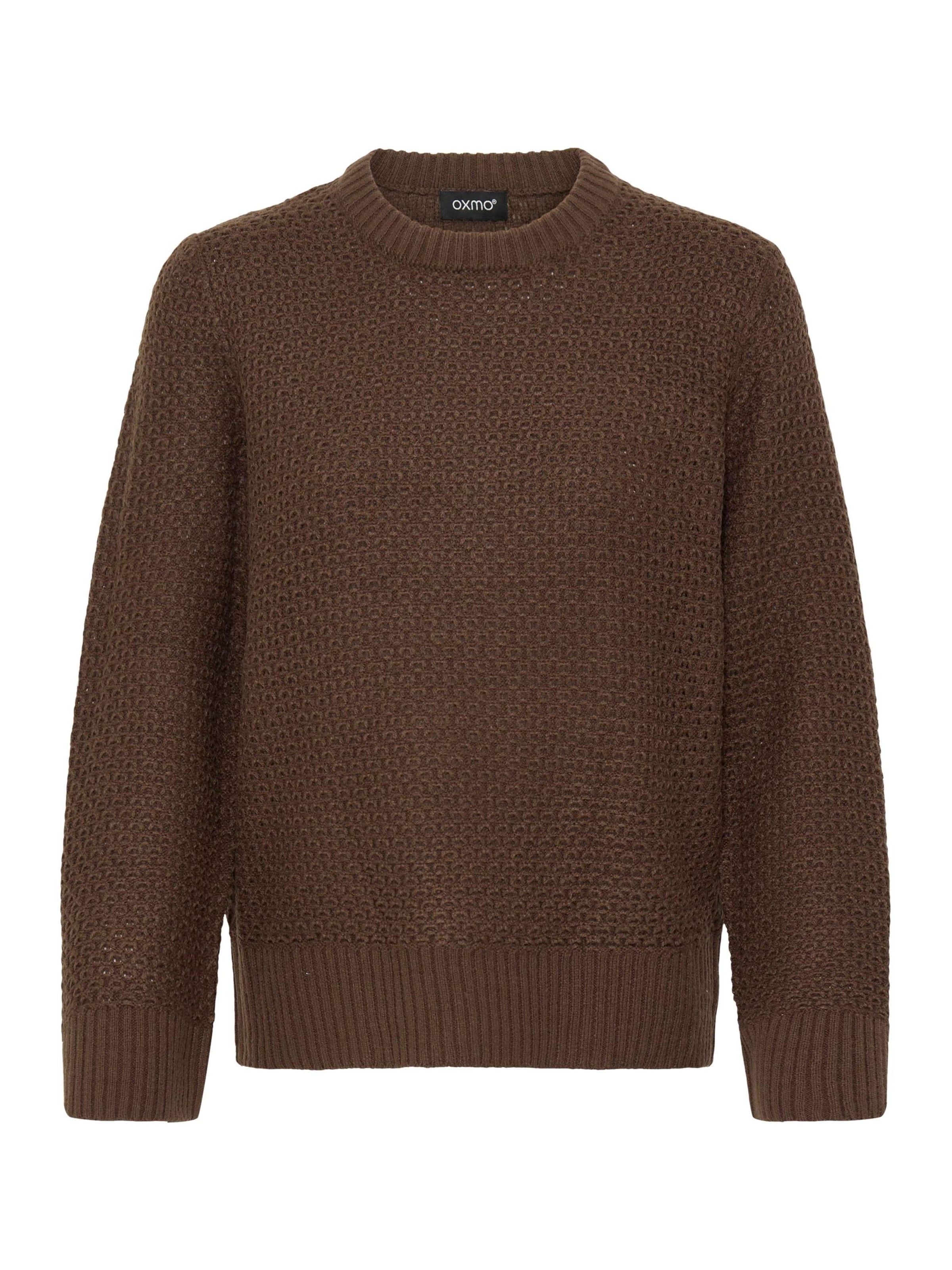 Oxmo Sweater 'Nelly' in Brown: front