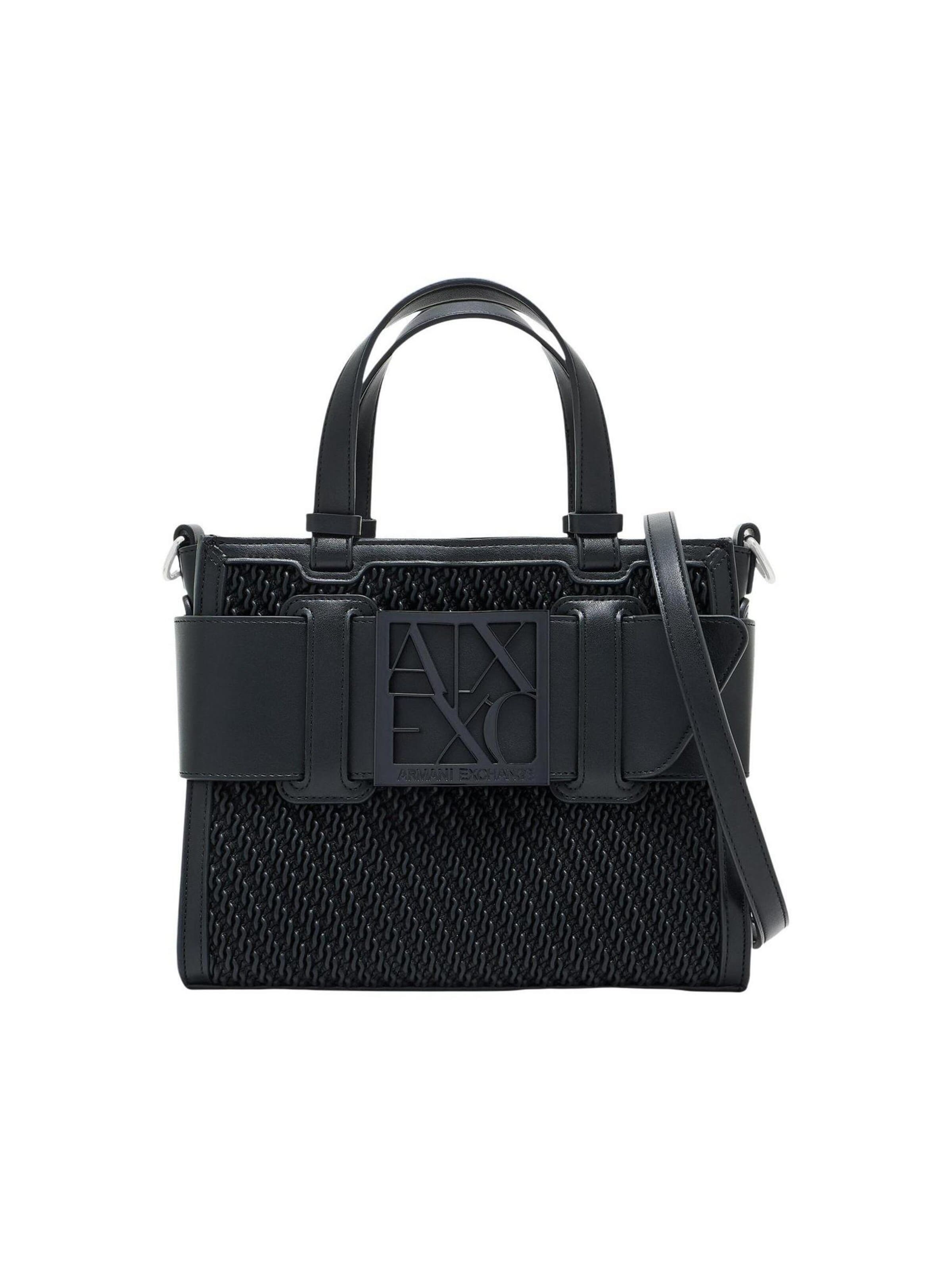 ARMANI EXCHANGE - Bolso de hombro 'XW000392' en negro: frente