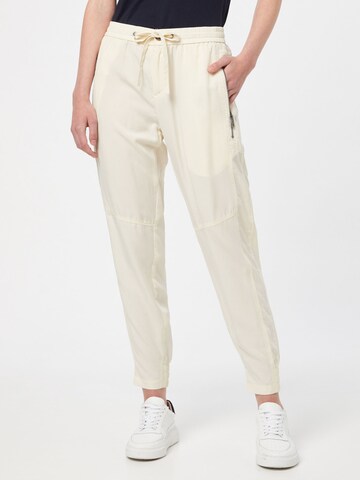 Marc O'Polo Tapered Broek 'Lonta' in Beige: voorkant