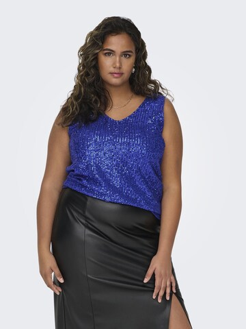 ONLY Carmakoma Top in Blue: front