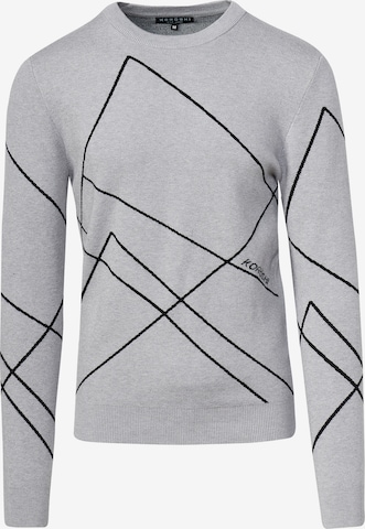 KOROSHI Neulepaita 'Punto' värissä harmaa: etupuoli