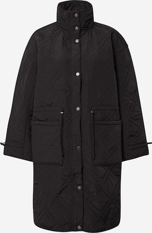 VILA Between-Seasons Coat 'Clous' in Black: front
