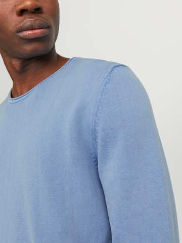 Regular fit Pullover 'JJELeo' di JACK & JONES in blu