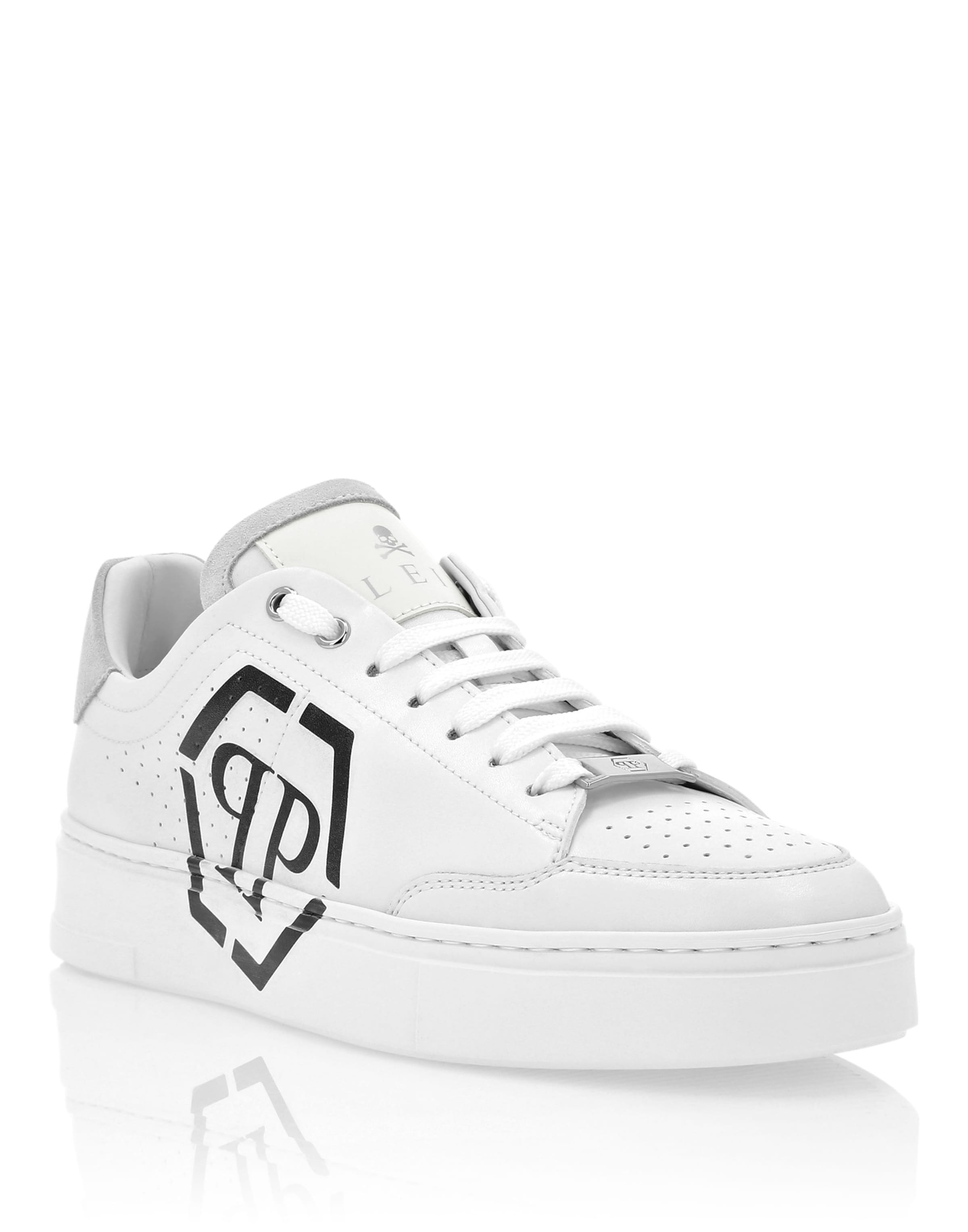 Philipp Plein Zapatillas deportivas bajas 'Hexagon' en negro / blanco, Vista del producto