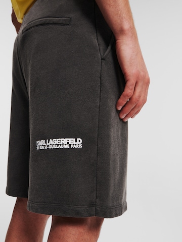 Karl Lagerfeld - regular Pantalón 'Rue St-Guillaume' en negro