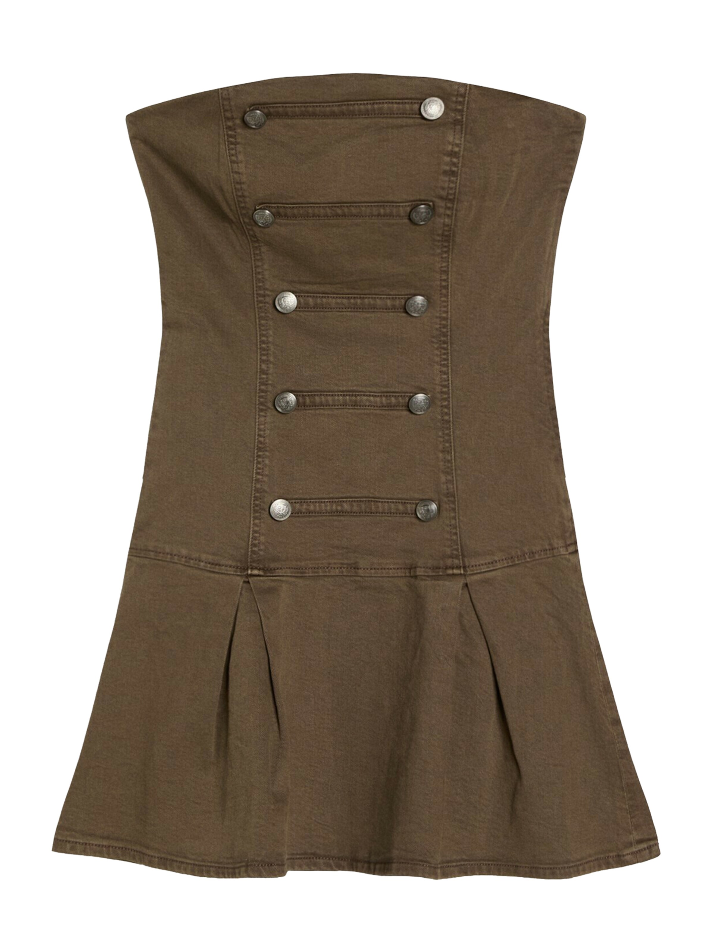Bershka Jurk in 34 in de kleur Bruin, Productweergave