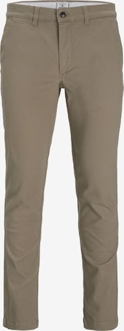 Jack & Jones Junior Regular Trousers 'JNRMarco Dave' in Beige: front