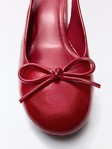 Bershka Sling körömcipők - piros