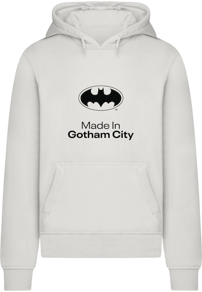 Merchcode Bluzka sportowa 'Batman Made in Gotham City' w rozmiarze XXXL w kolorze jasnoszary / czarnym, Podgląd produktu