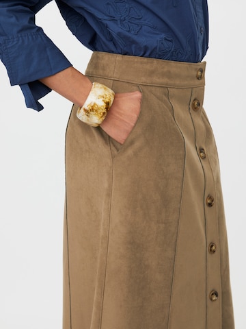 Jupe 'Synnora' Masai en marron