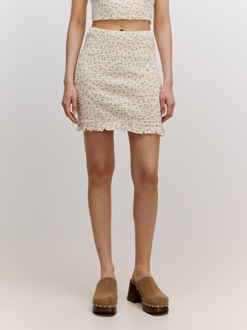 EDITED Skirt 'Cleo' in White: front