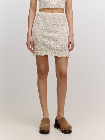 EDITED - Falda 'Cleo' en blanco: frente