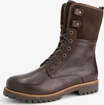 Travelin Veterlaarzen 'Jostedal' in Bruin: voorkant