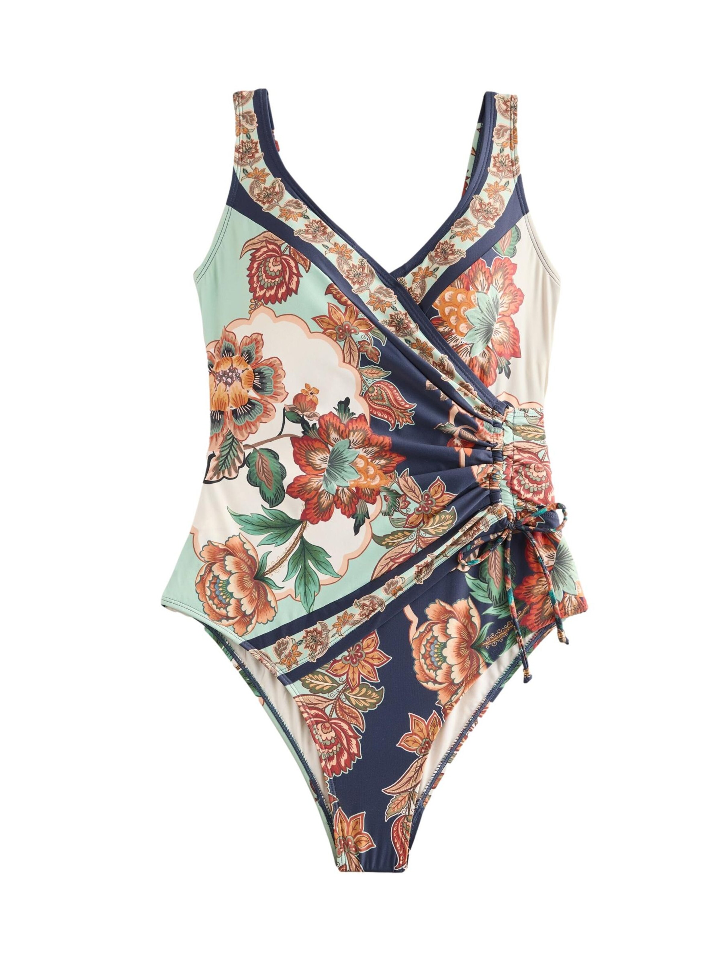 Next - Traje de baño en azul: frente