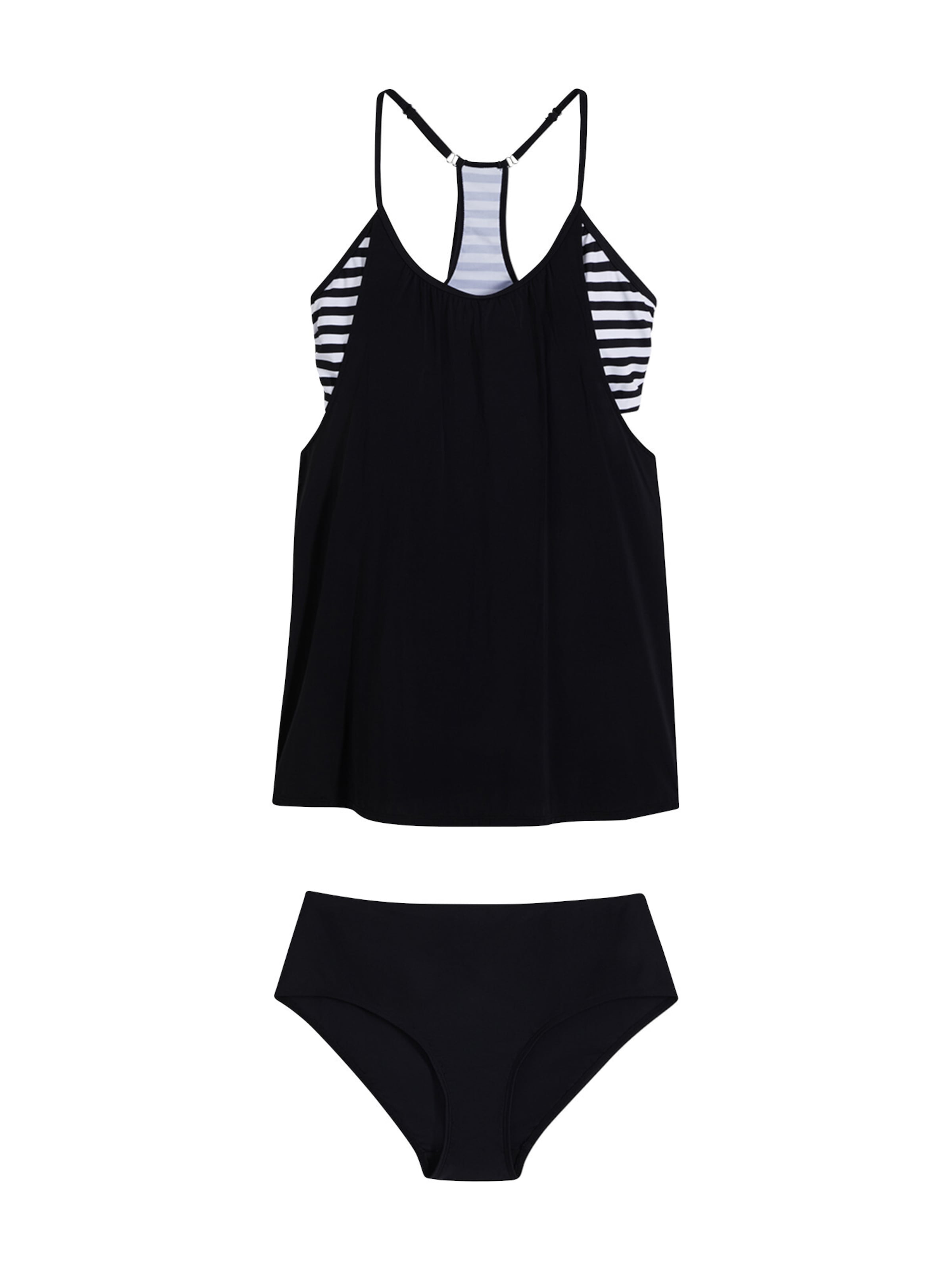 bonprix Tankini in Zwart: voorkant
