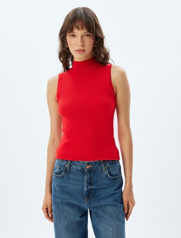 Koton Knitted Top in Red: front
