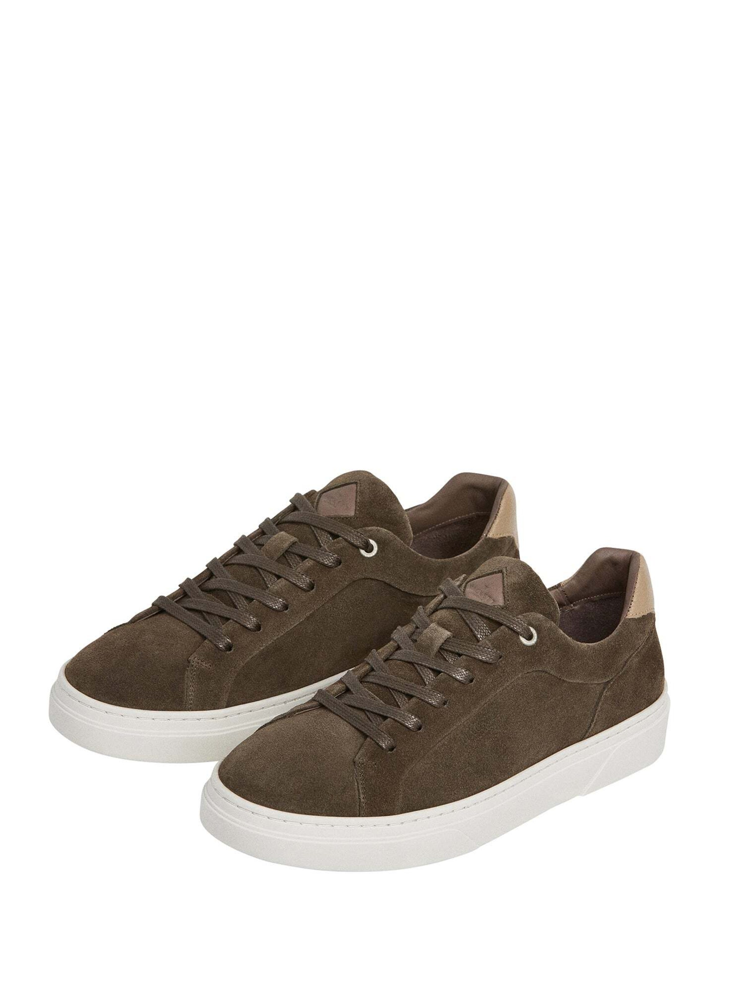 Sneaker bassa 'Hackney Destine' di Hackett London in verde