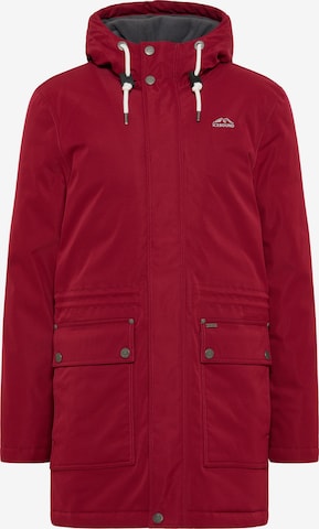 ICEBOUND Funkcionalna jakna 'Arctic' | rdeča barva: sprednja stran