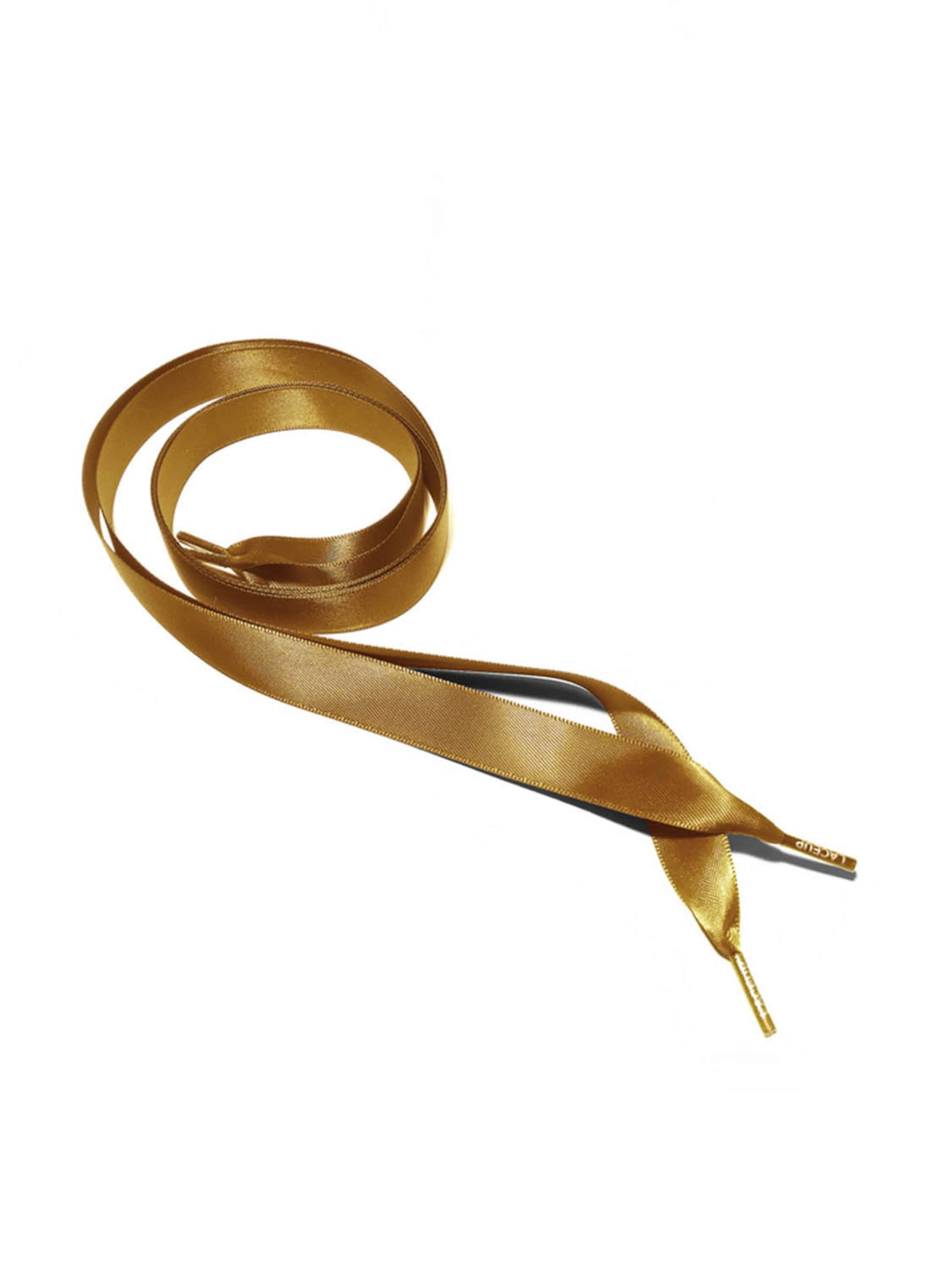 Accessorio per scarpe 'Pale Gold' di Laceup in oro: frontale