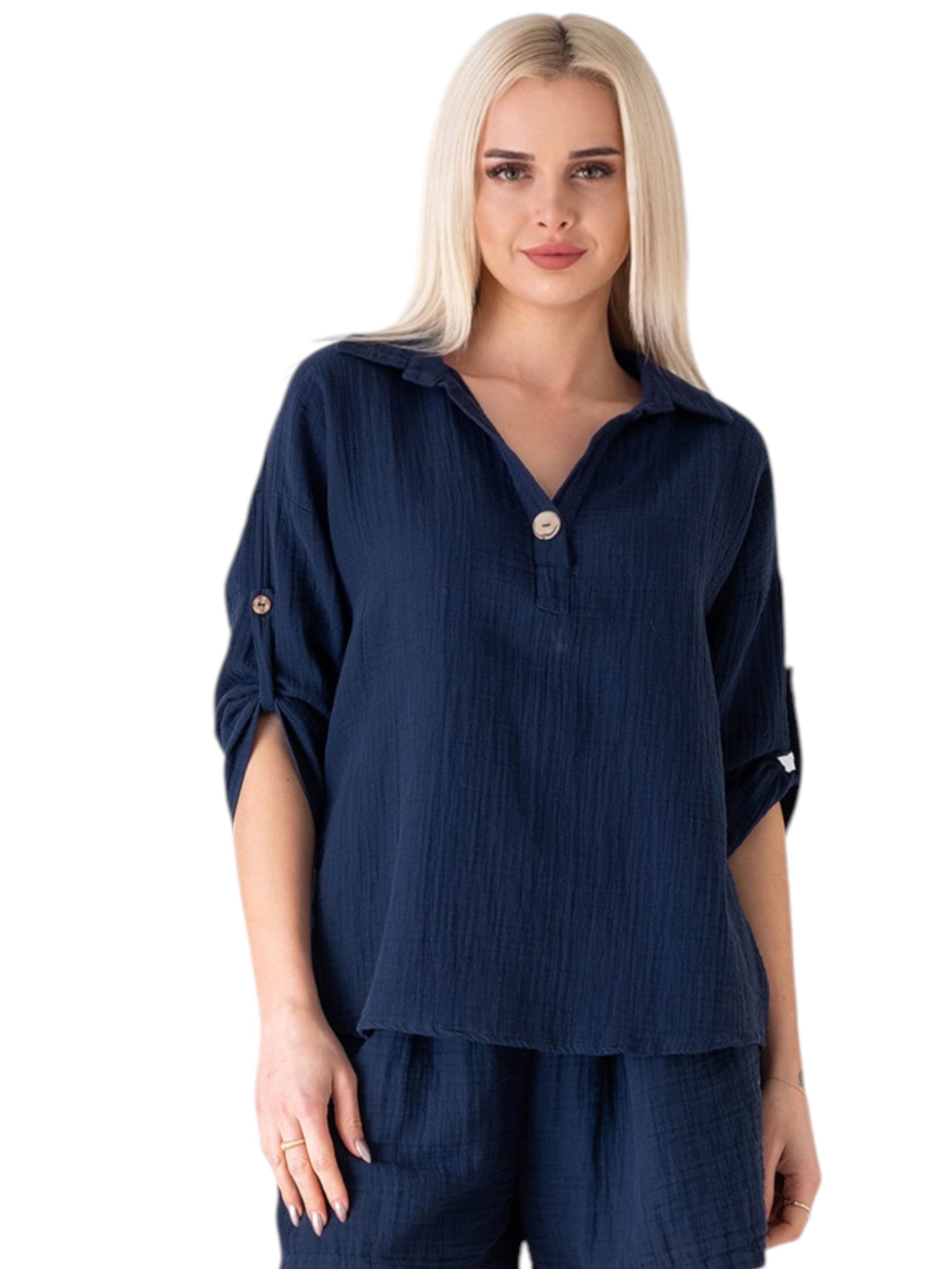 WENOR Blouse 'LINARA' in Blauw