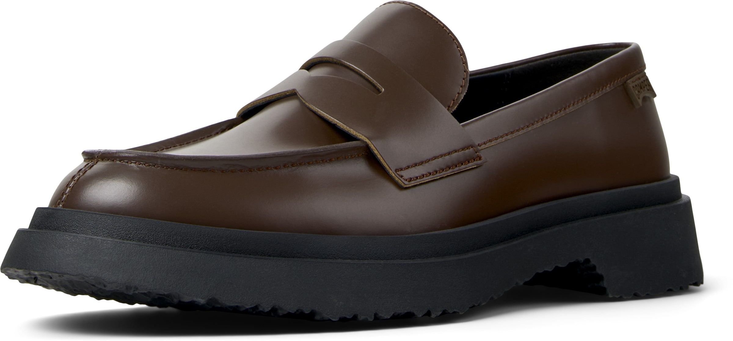 CAMPER Mocassins 'Walden Twins' in Bruin: voorkant